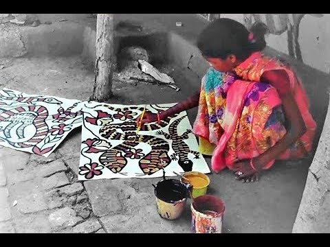 Traditional Sohrai art